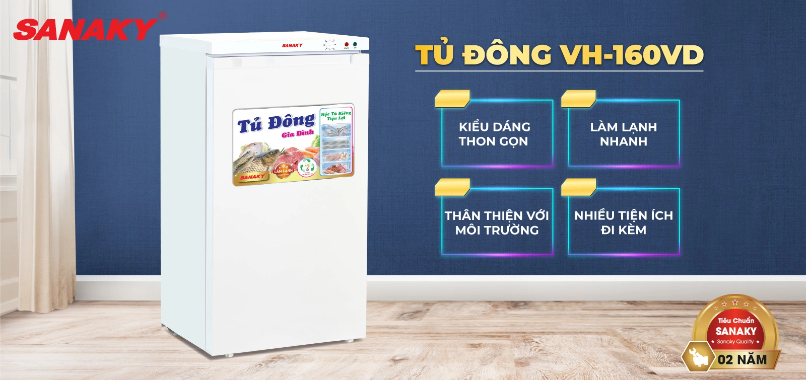 Tủ Đông Sanaky VH-230VD