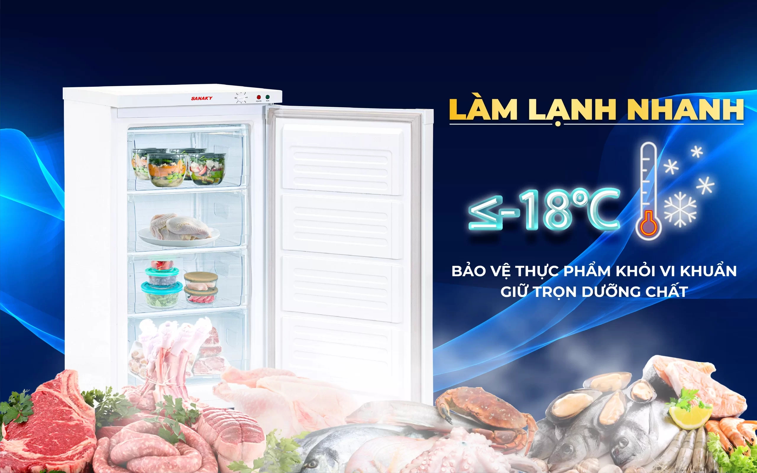 Tủ Đông Sanaky VH-160VD