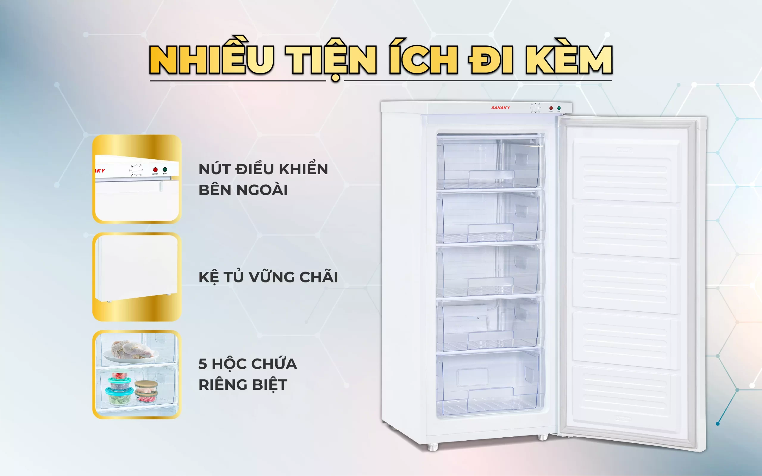 Tủ Đông Sanaky VH-180VD