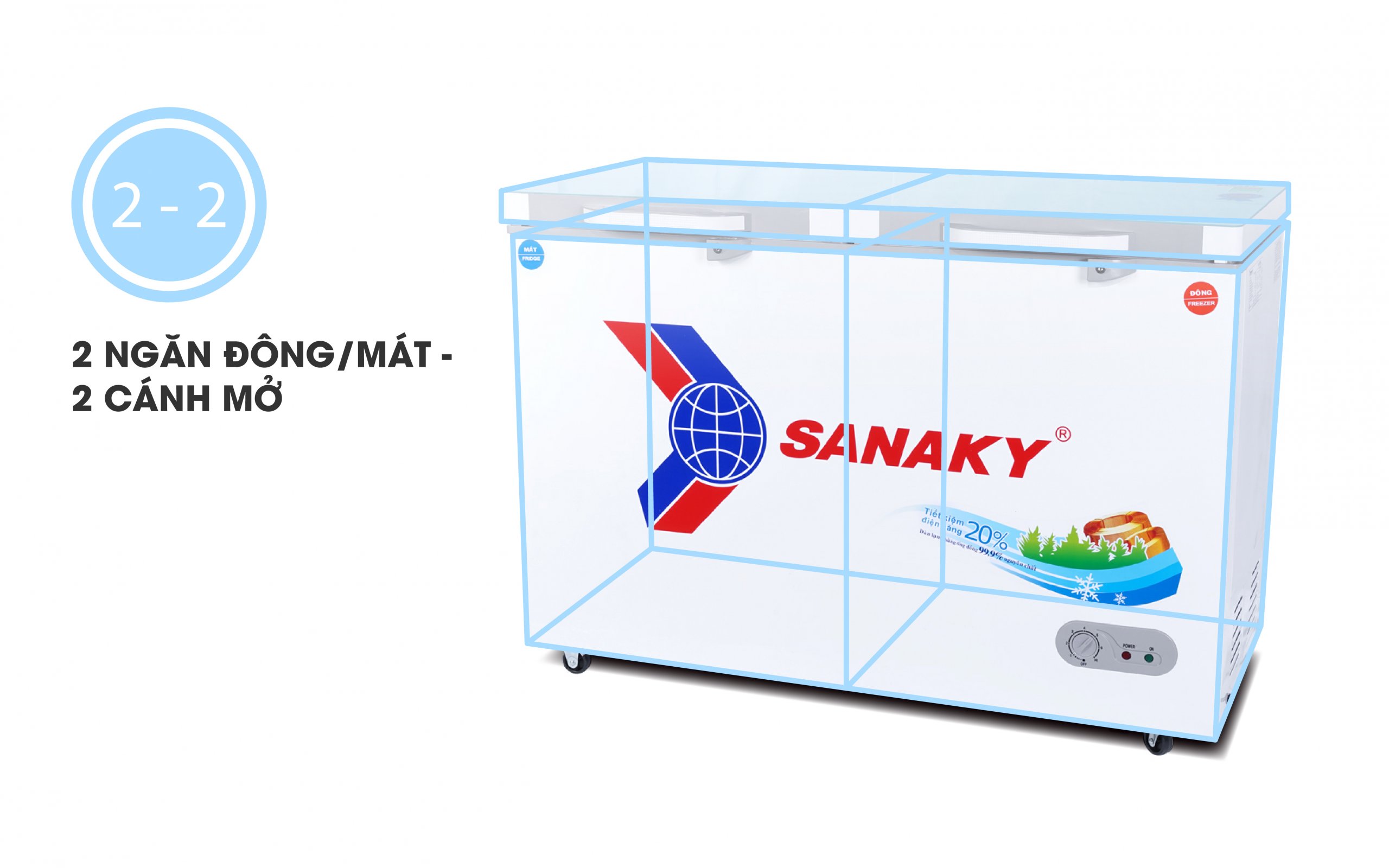 Tủ Đông Sanaky VH-2599W2KD
