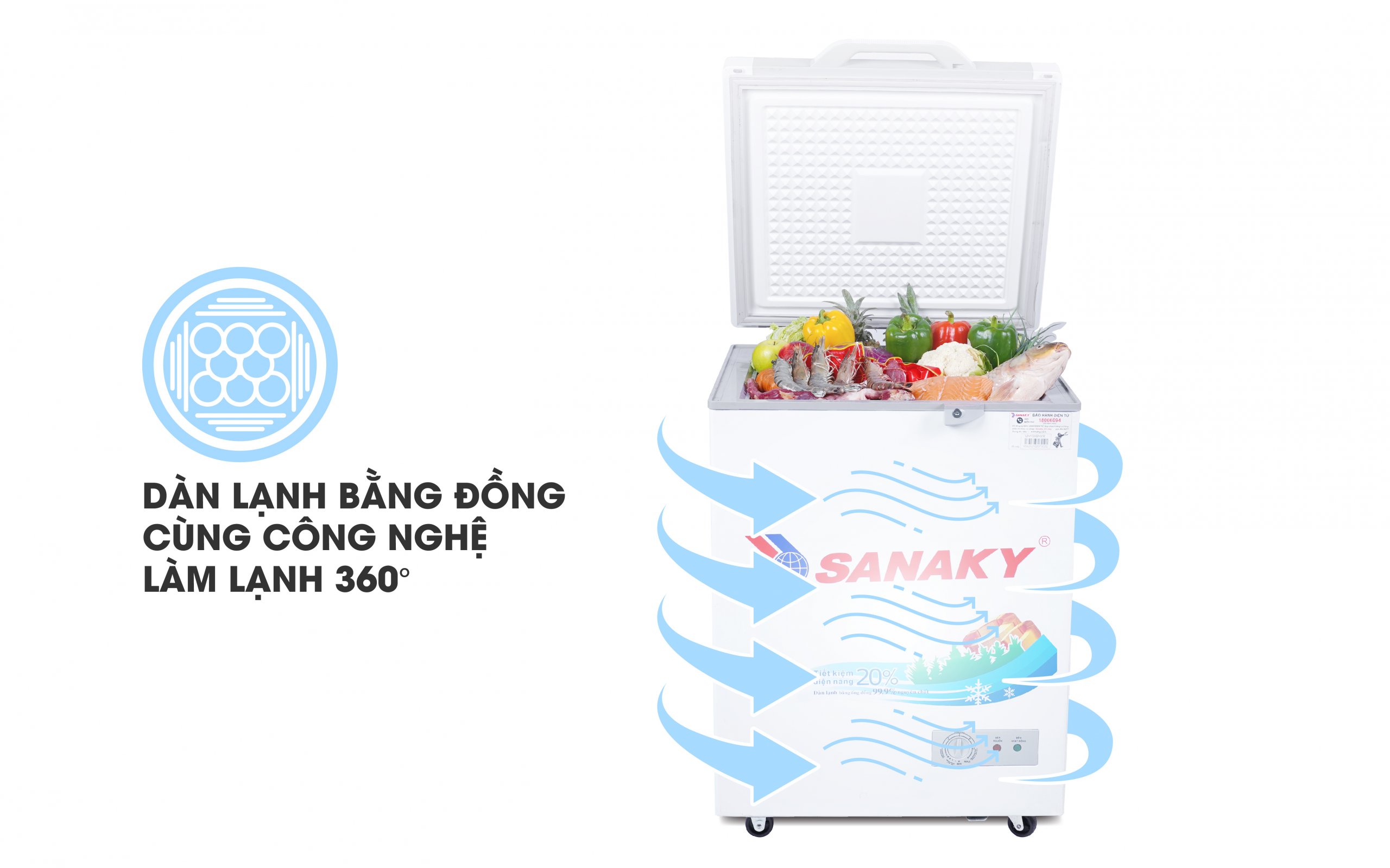Tủ Đông Sanaky VH-1599HYK