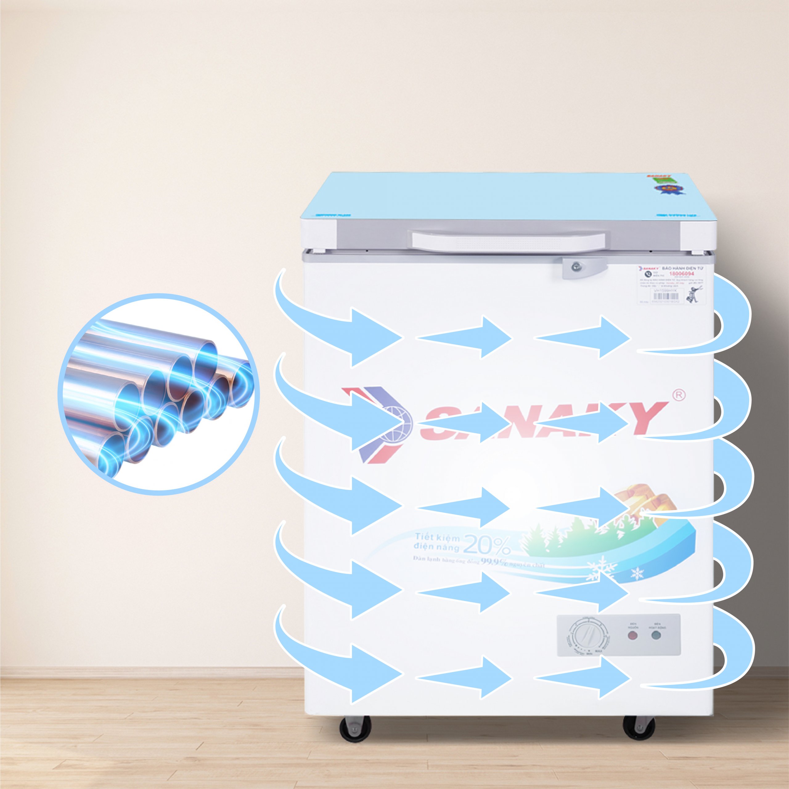 Tủ Đông Sanaky VH-1599HYKD