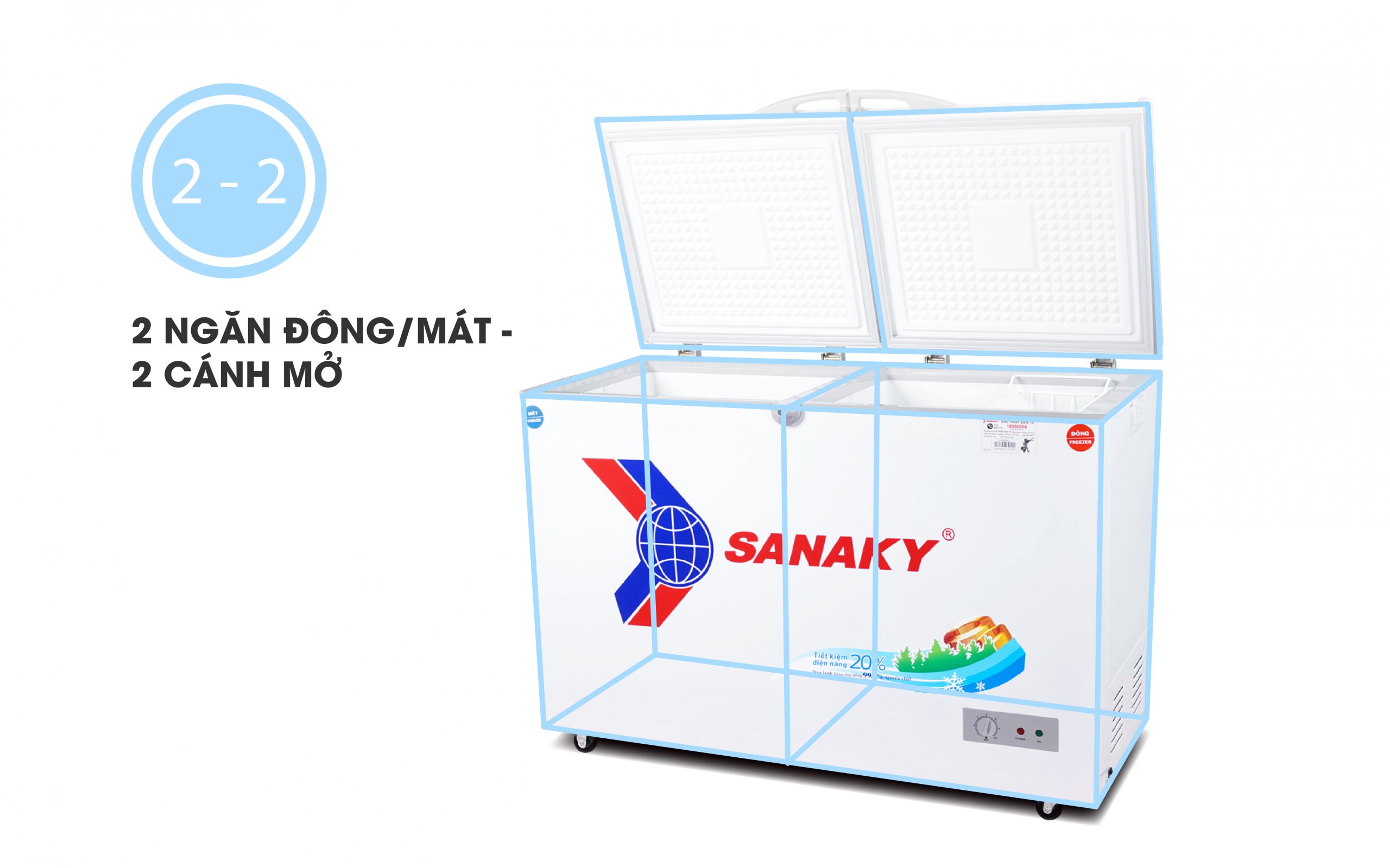 Tủ Đông Sanaky VH-4099W1