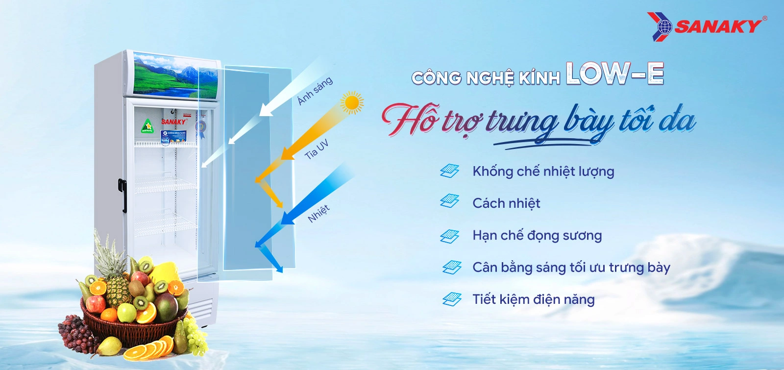 Tủ mát Sanaky VH-2188K