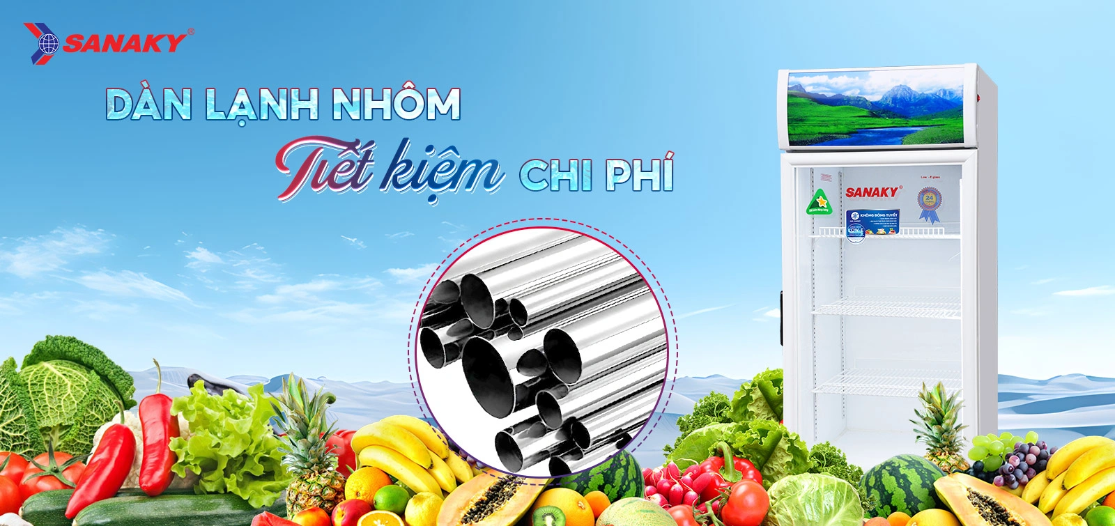 Tủ mát Sanaky VH-2188K