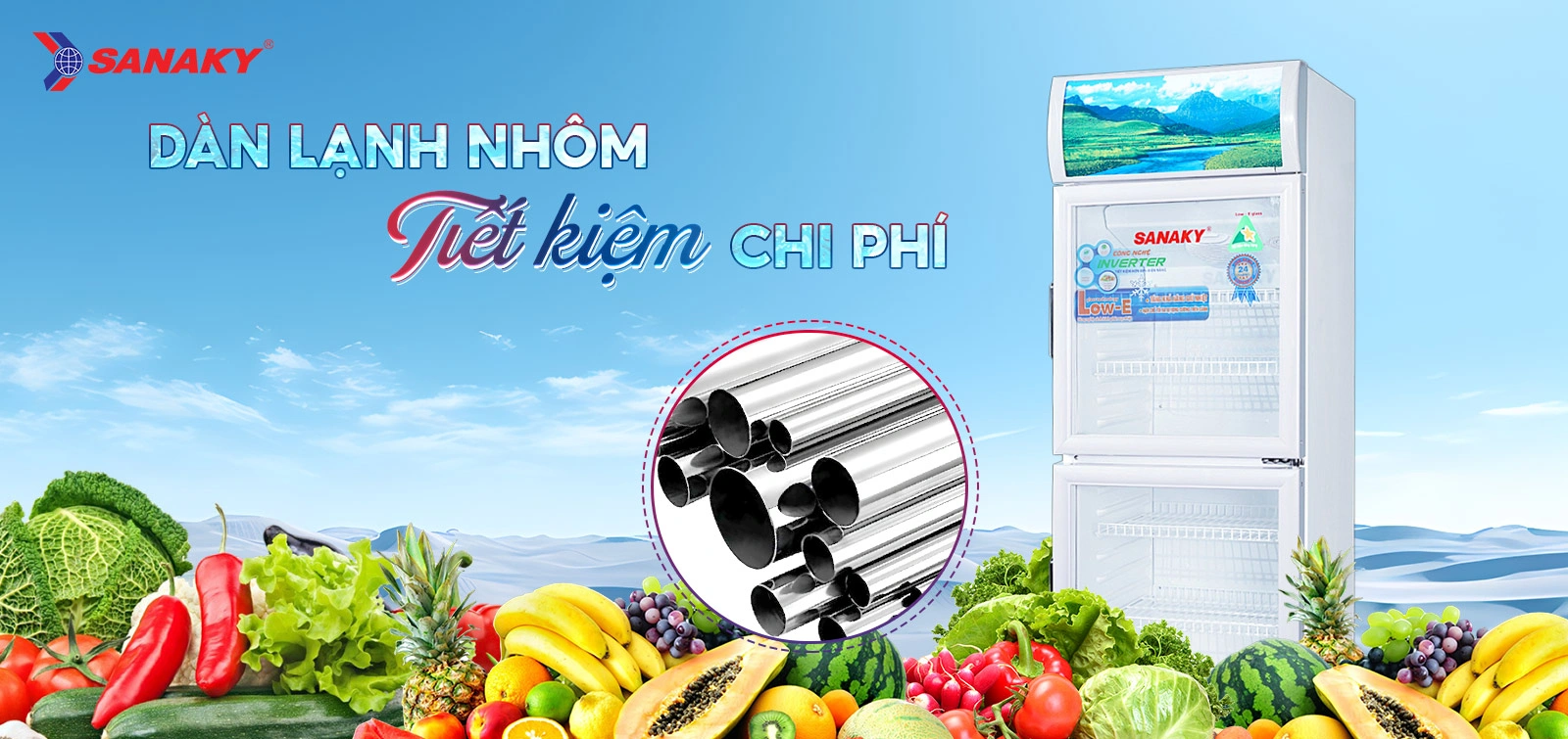 Tủ Mát Sanaky VH-218W3L