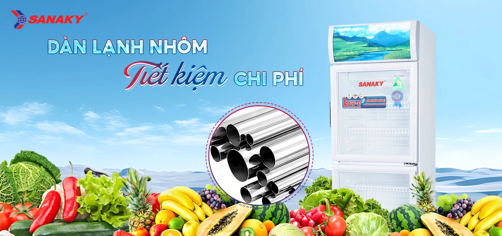Tủ Mát Sanaky VH-218WL