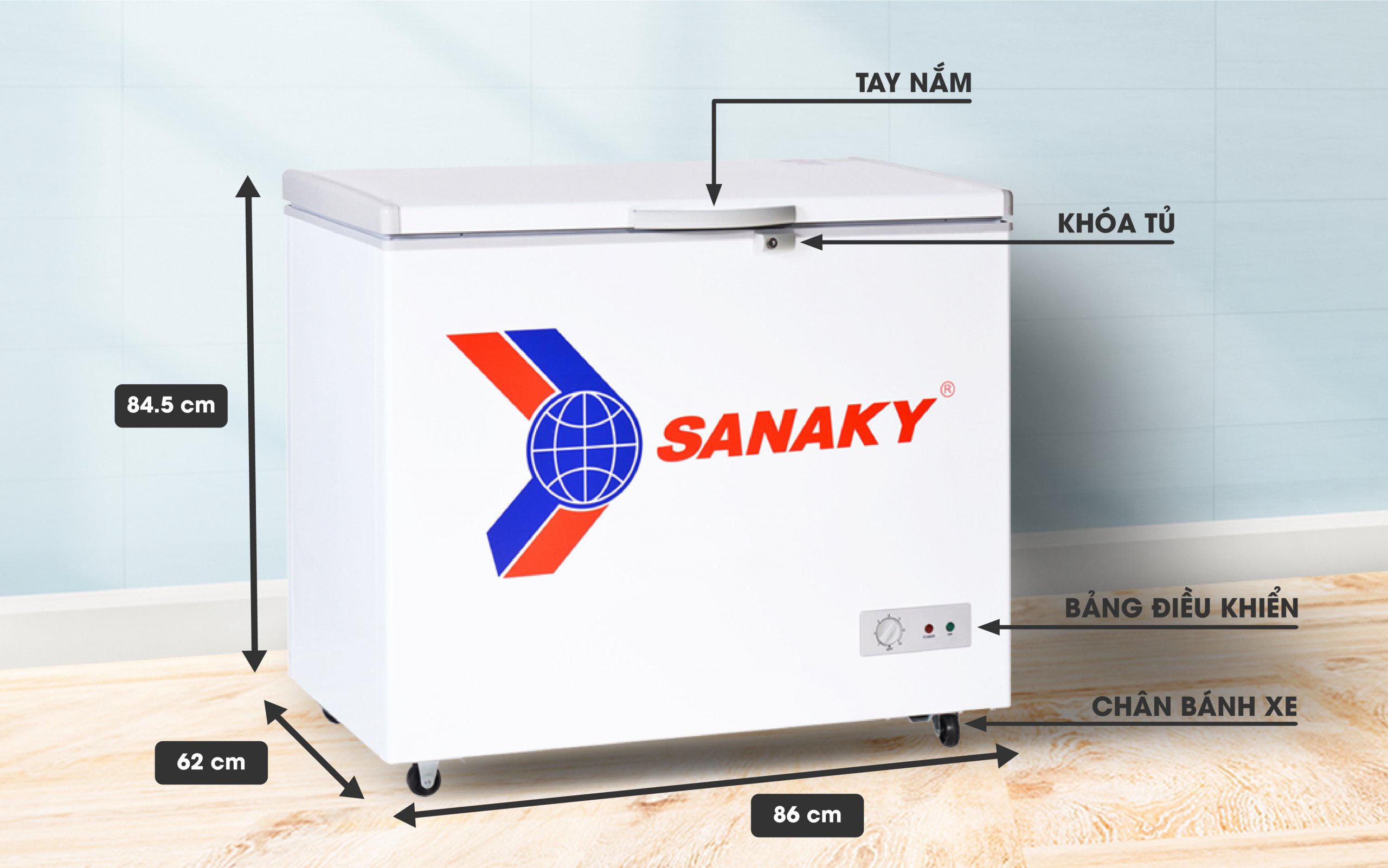 Tủ Đông Sanaky VH-225HY2