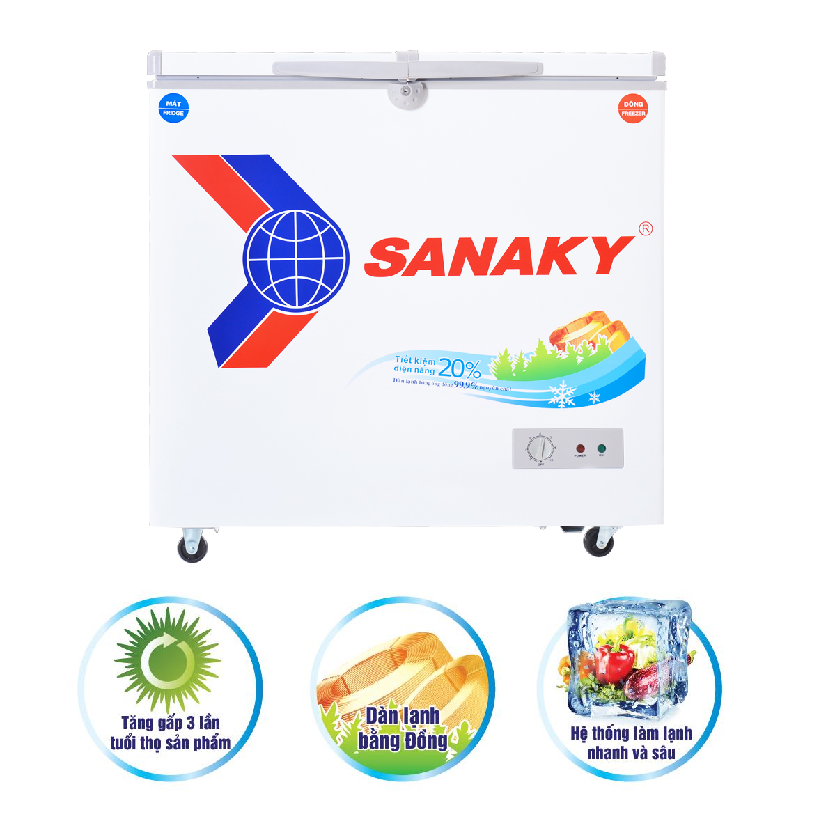 Tủ Đông Sanaky VH-2599W1