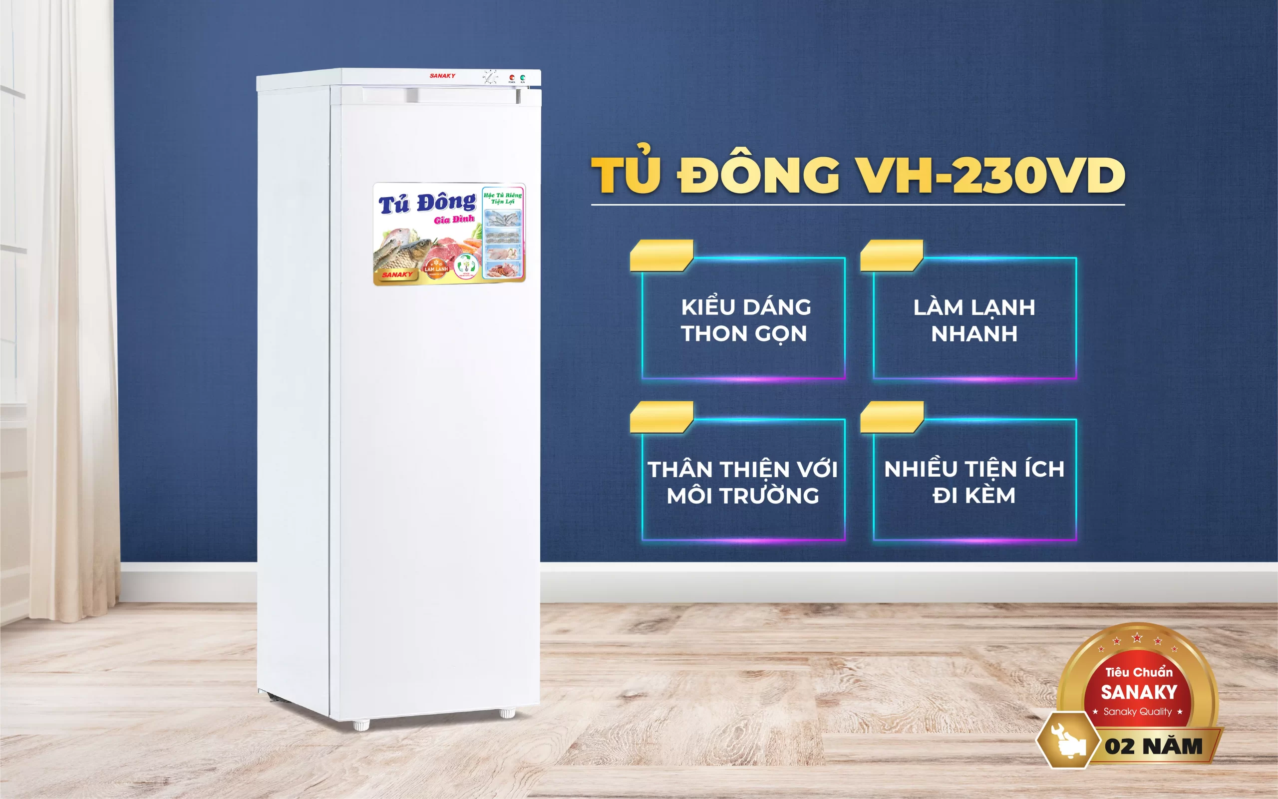 Tủ Đông Sanaky VH-230VD
