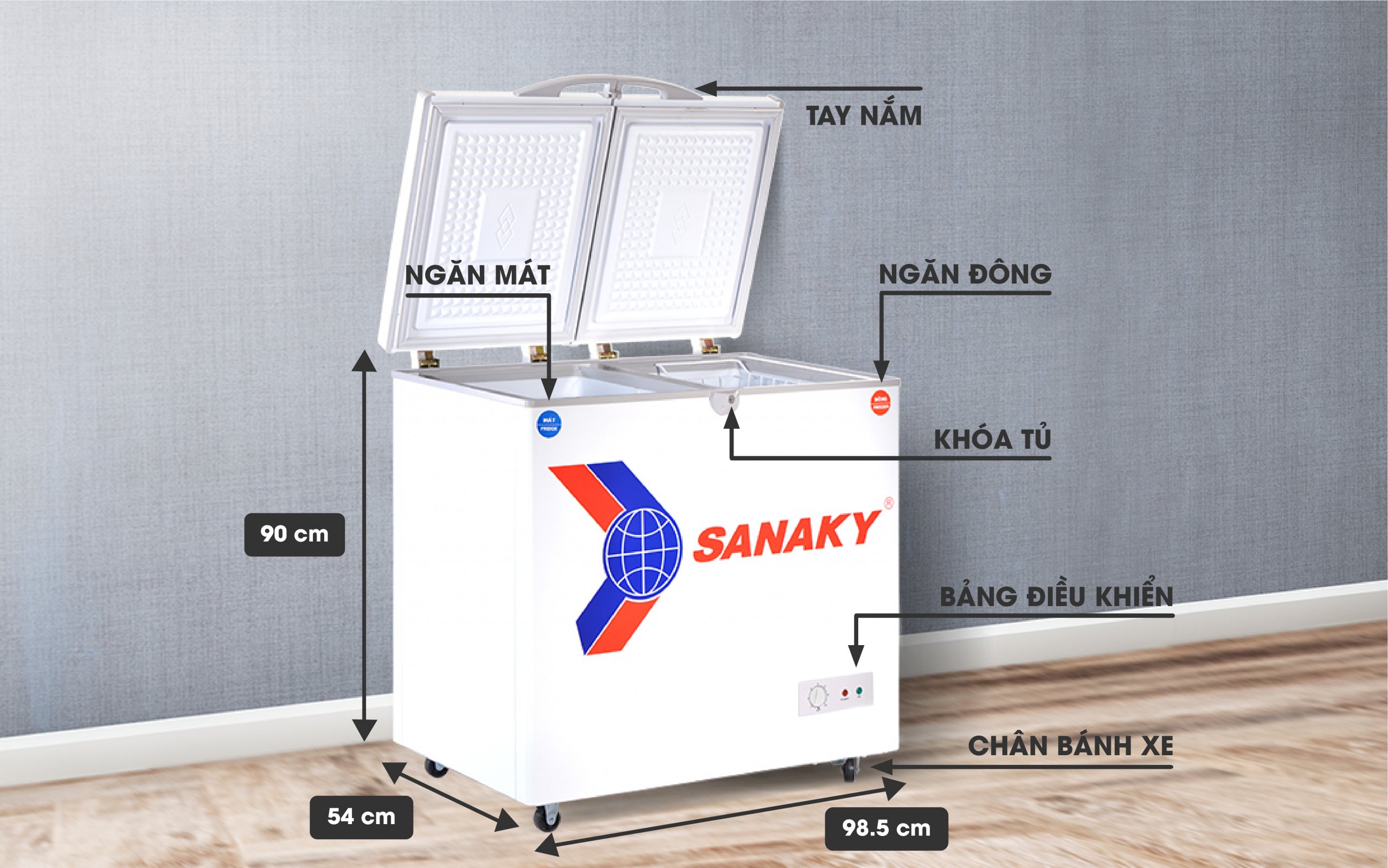 Tủ Đông Sanaky VH-255W2