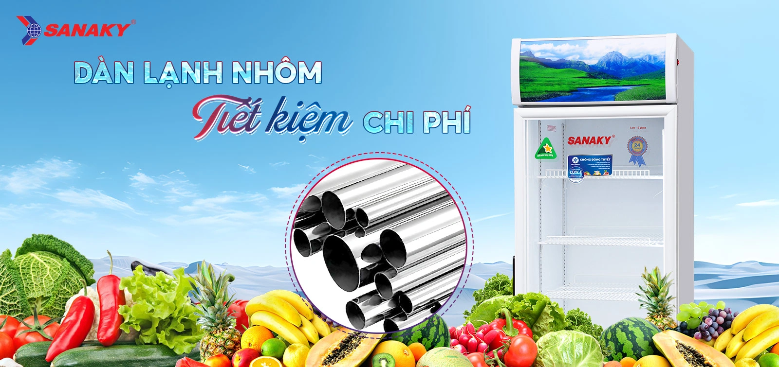 Tủ mát Sanaky VH-2588K