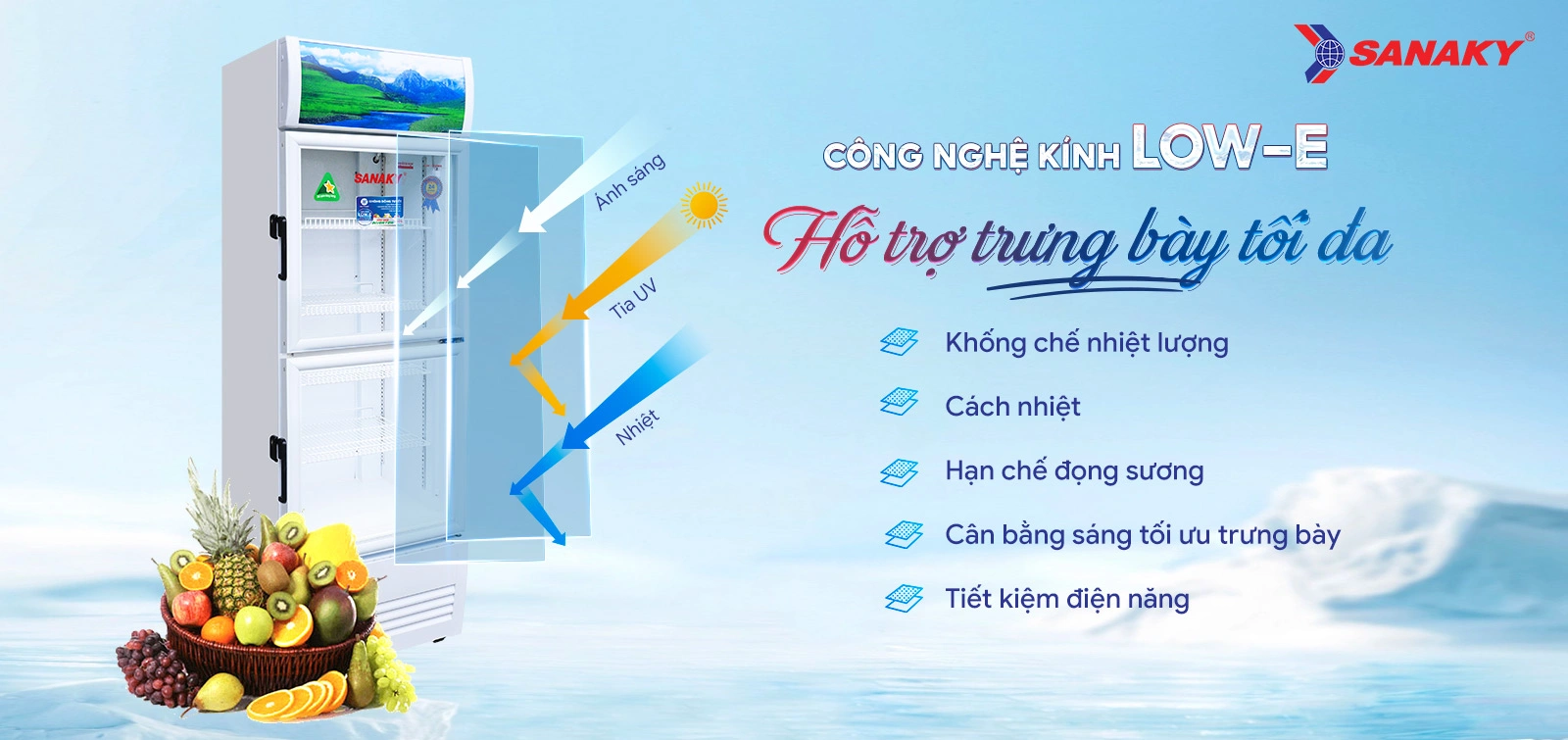 Tủ mát Sanaky VH-2588KW3