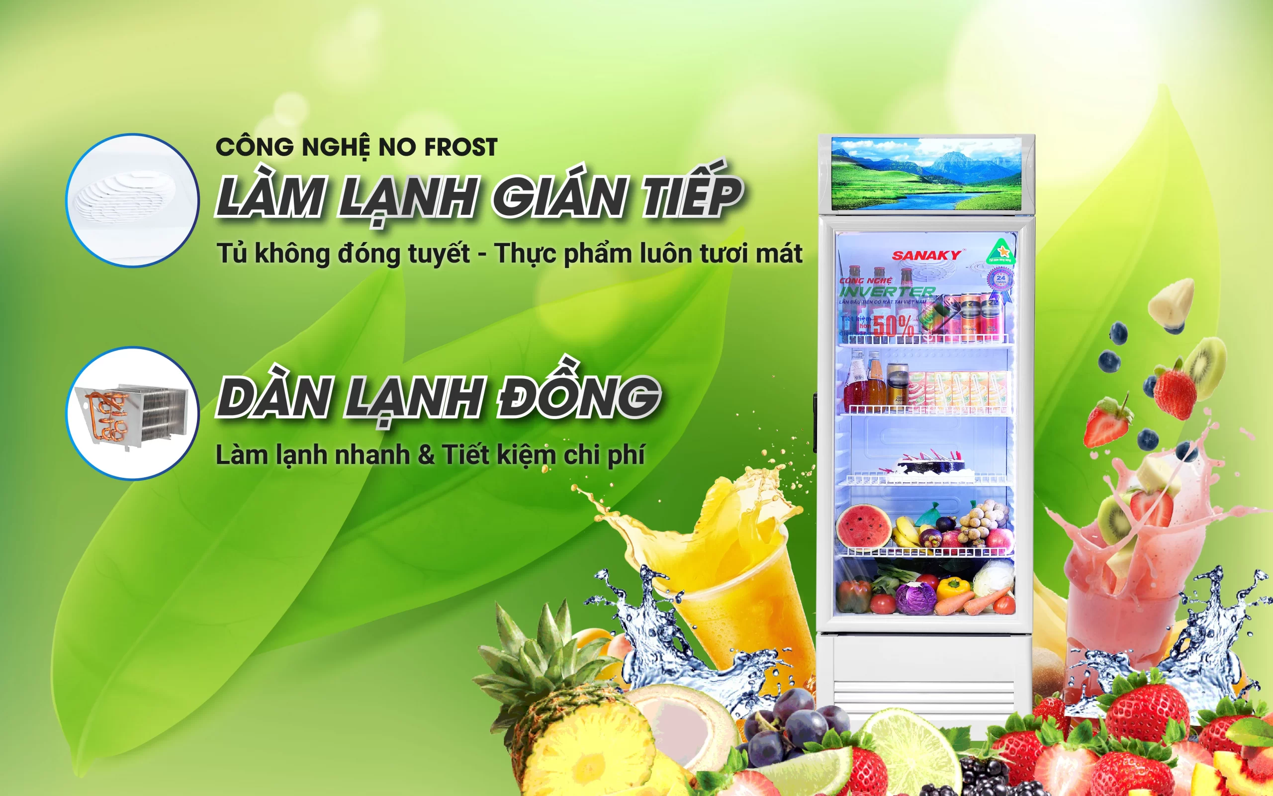 Tủ Mát Sanaky VH-5089K
