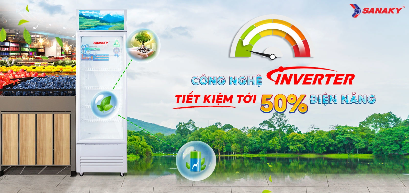Tủ Mát Sanaky VH-258K3L