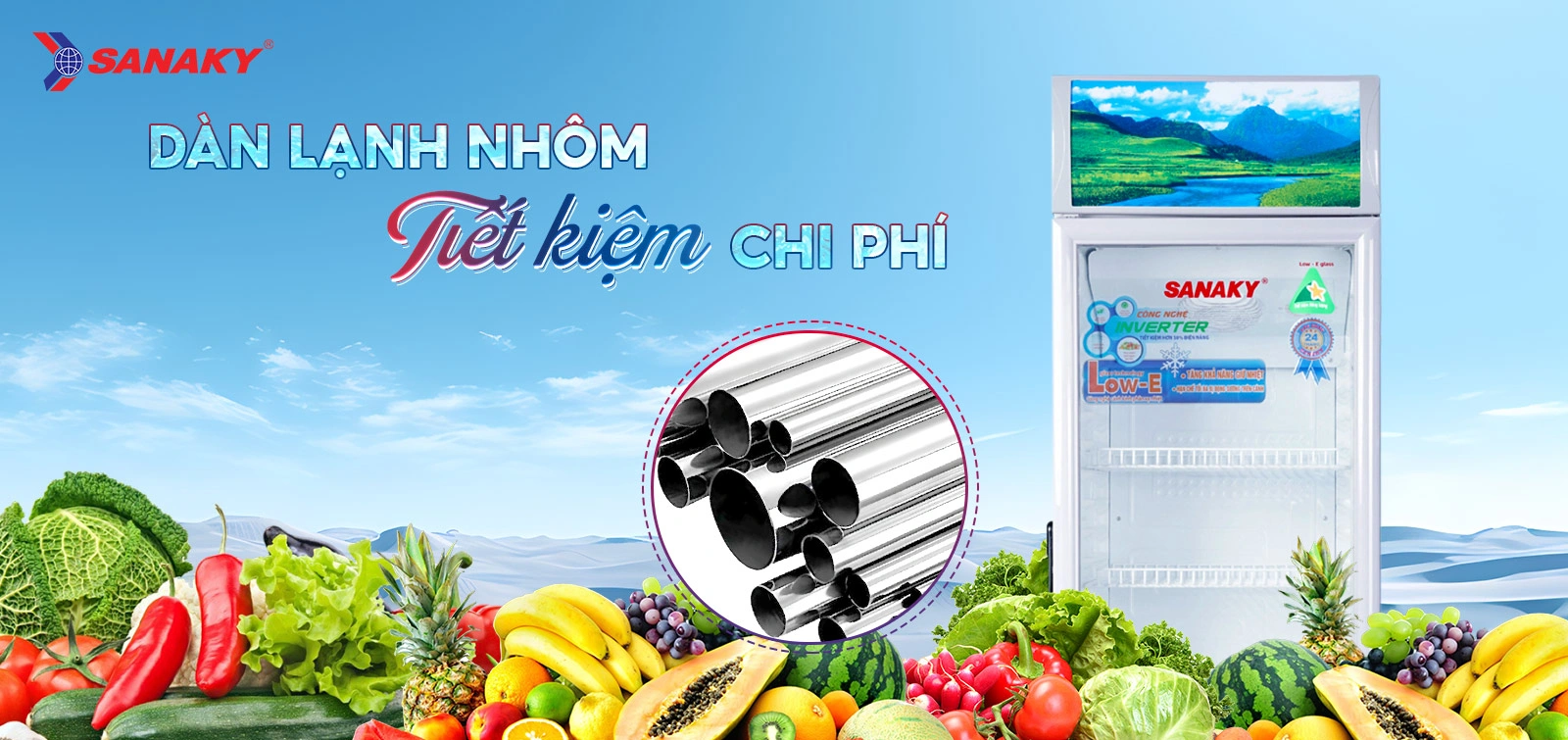 Tủ Mát Sanaky VH-258K3L