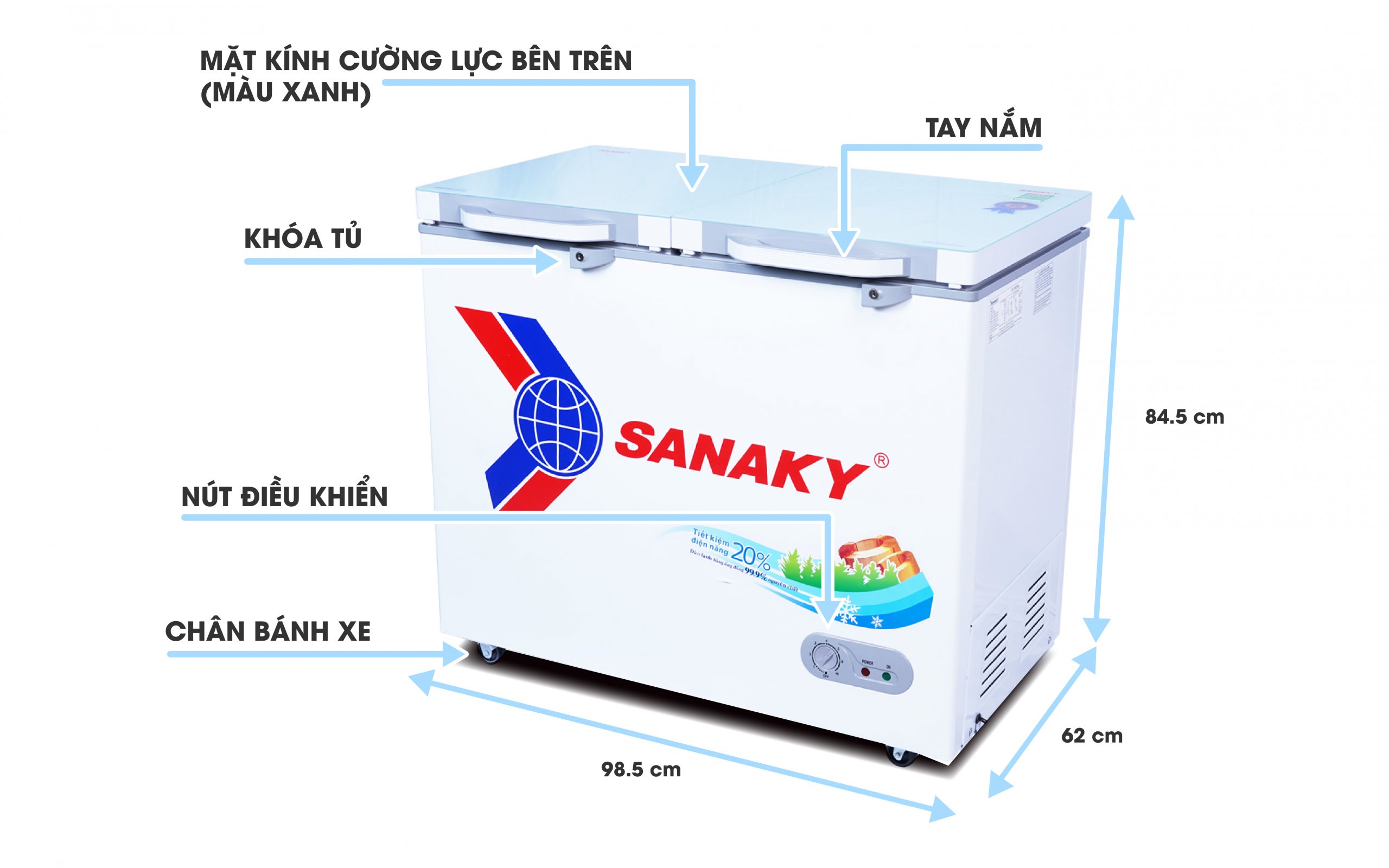 Tủ Đông Sanaky VH-2599A2KD
