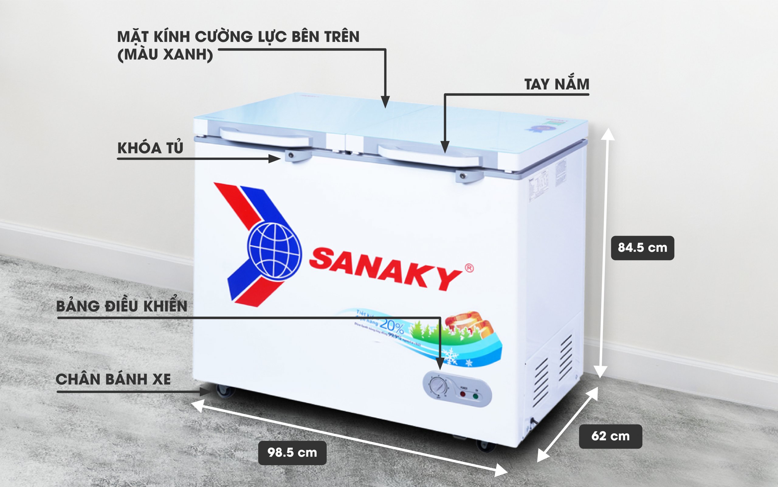 Tủ Đông Sanaky VH-2599A2KD