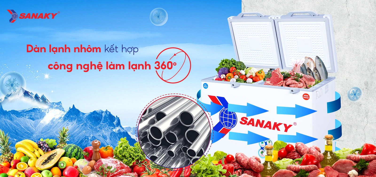 Tủ Đông Sanaky VH-2599W4K