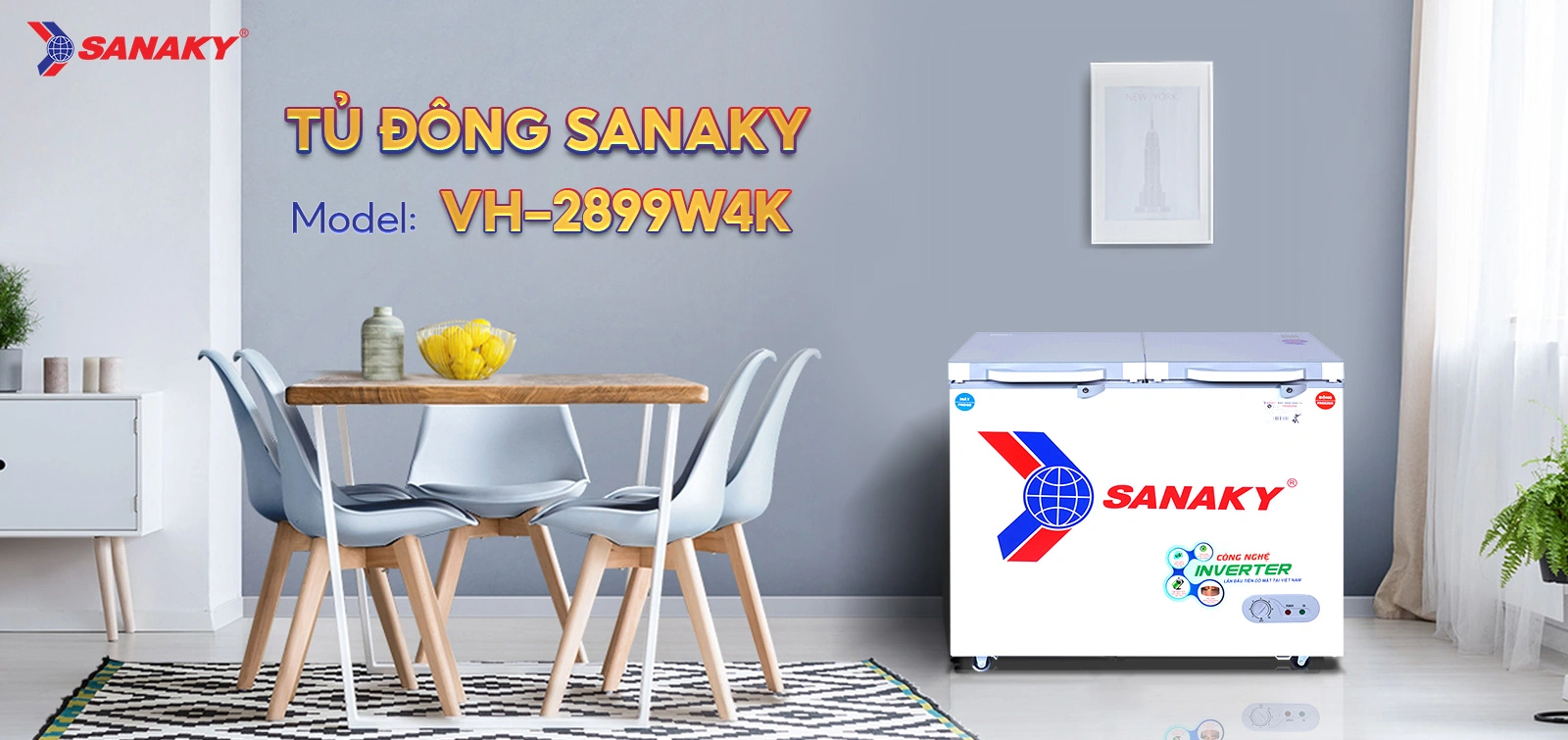Tủ Đông Sanaky VH-2899W4K