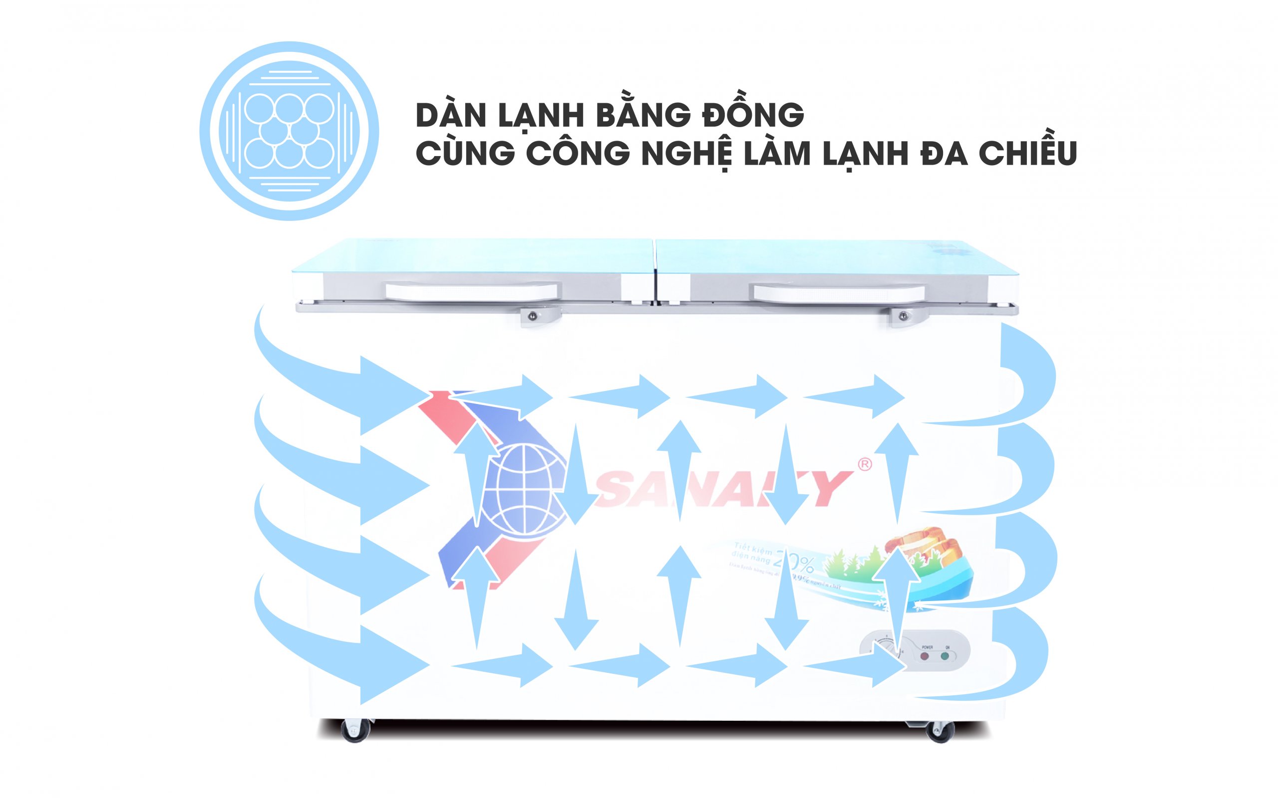Tủ Đông Sanaky VH-4099A2KD