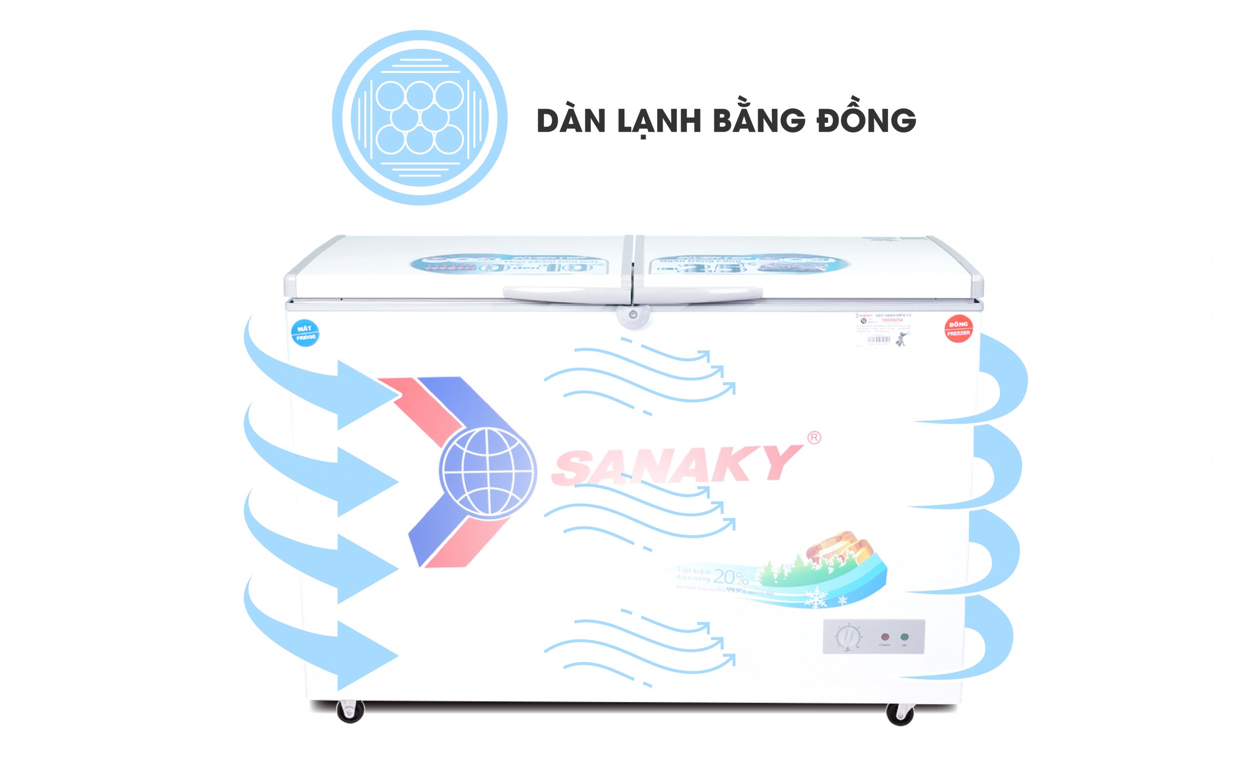 Tủ Đông Sanaky VH-4099W1