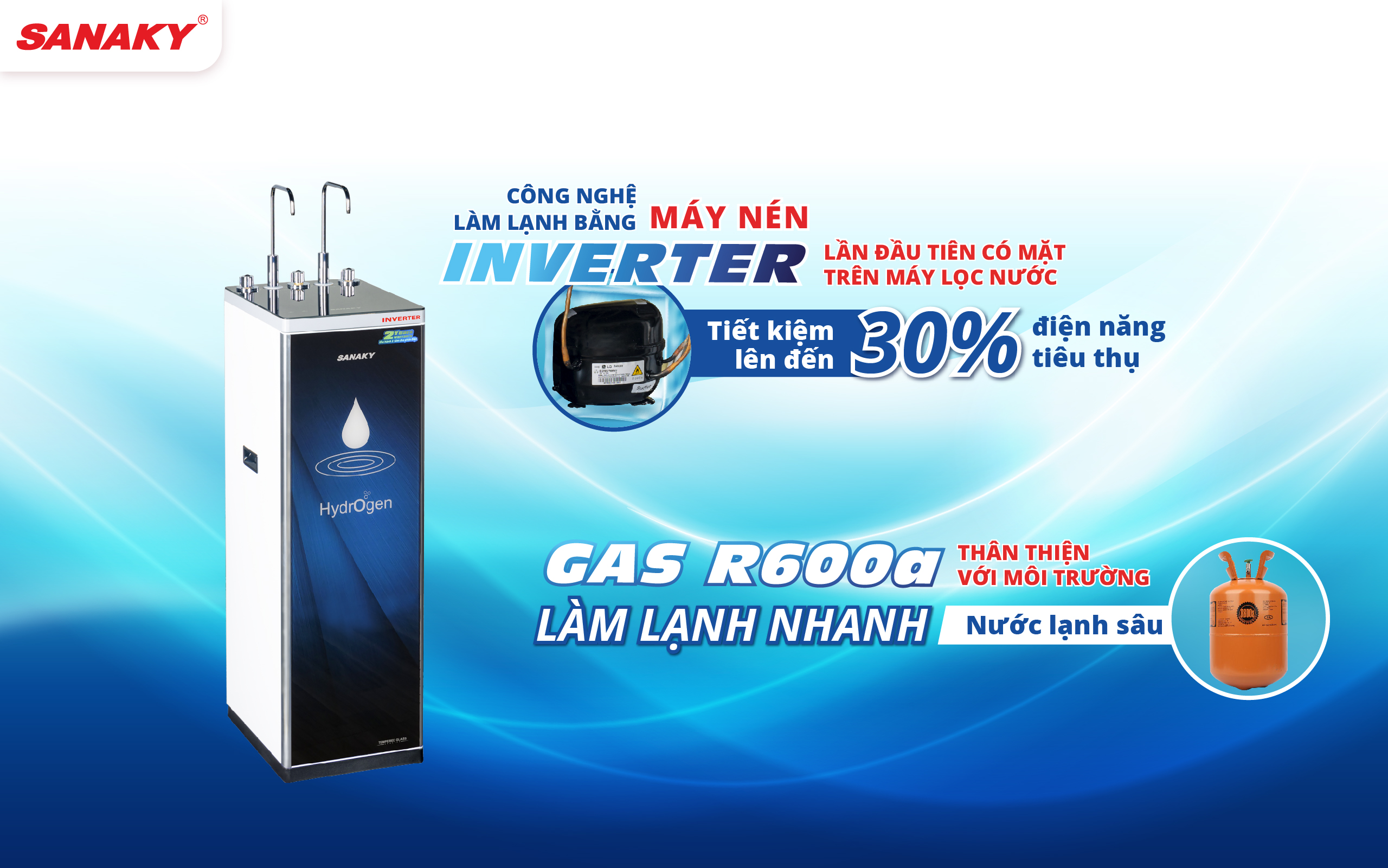 Máy lọc nước Sanaky Slim VH-3210VD3