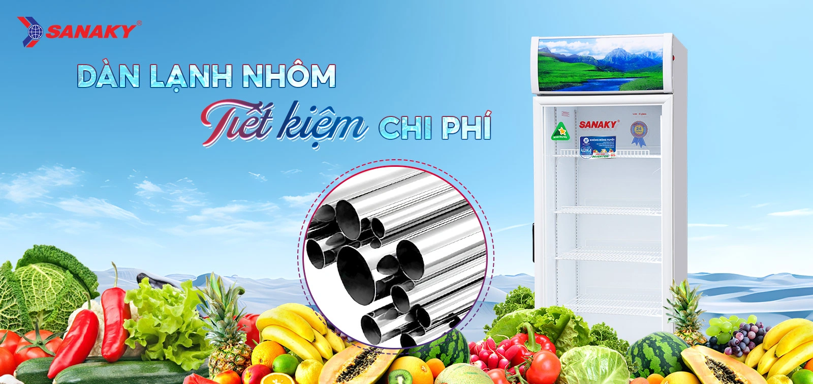 Tủ mát Sanaky VH-3588K3
