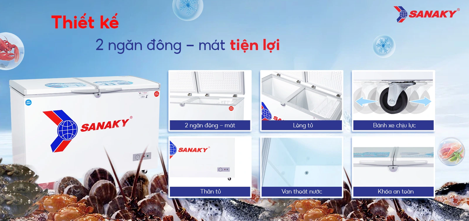 Tủ Đông Sanaky VH-365W2