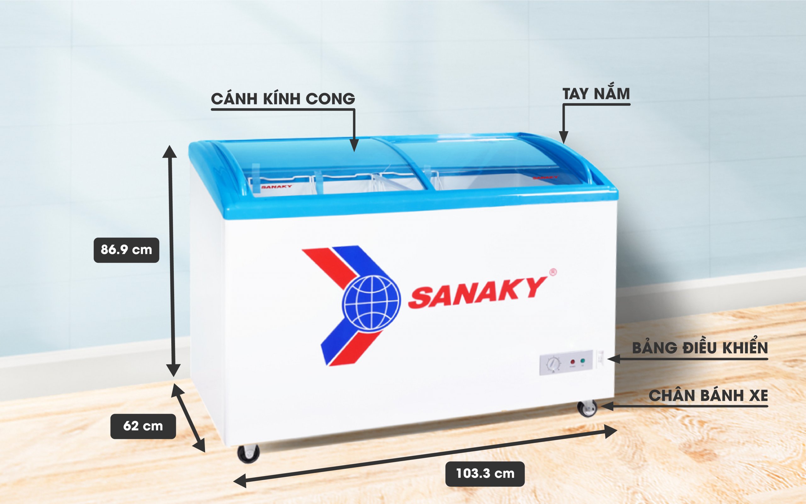 Tủ Đông Sanaky VH-382K
