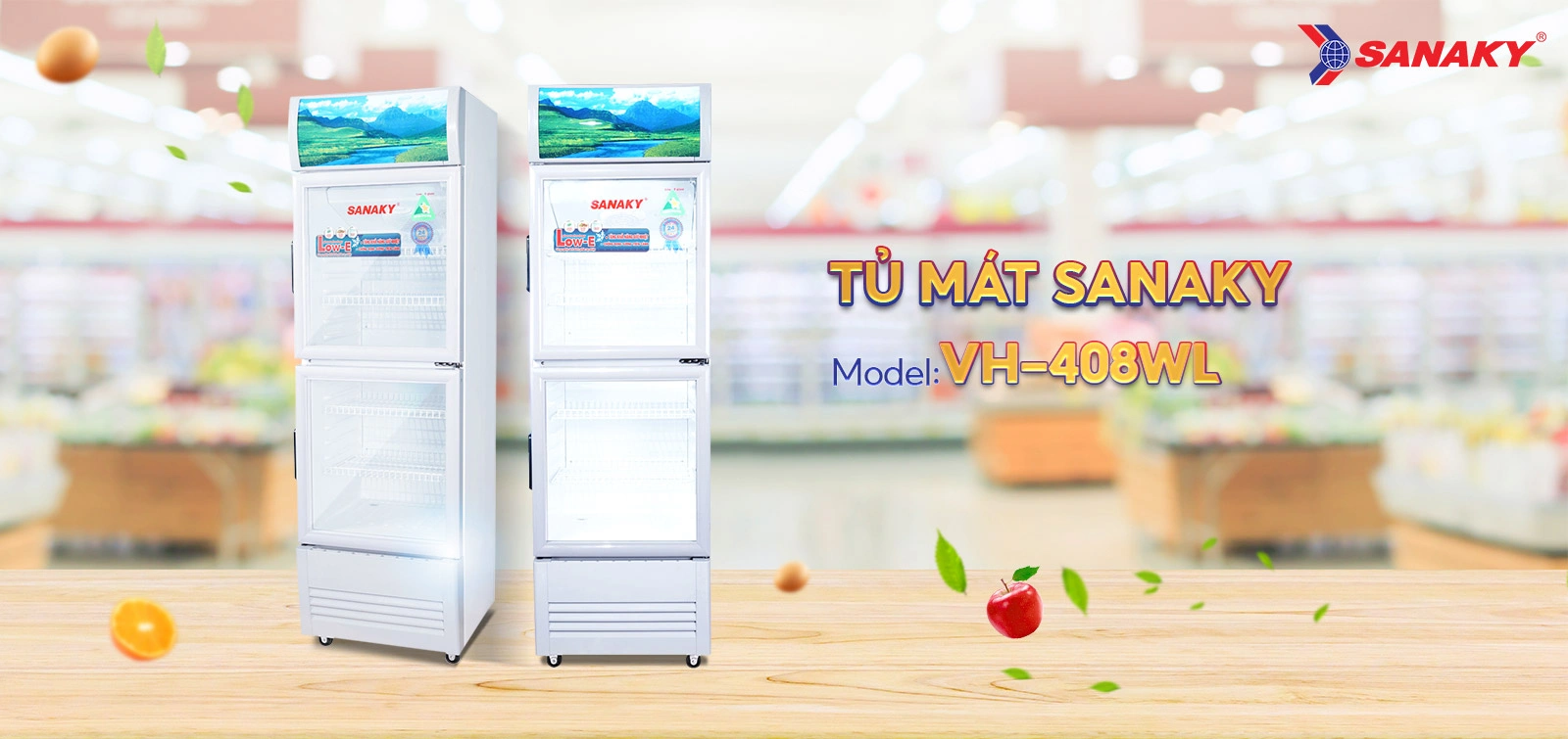 Tủ Mát Sanaky VH-408WL