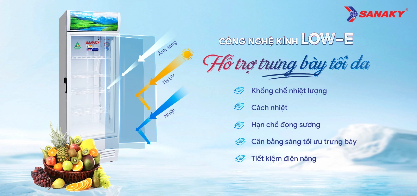 Tủ mát Sanaky VH-4099K