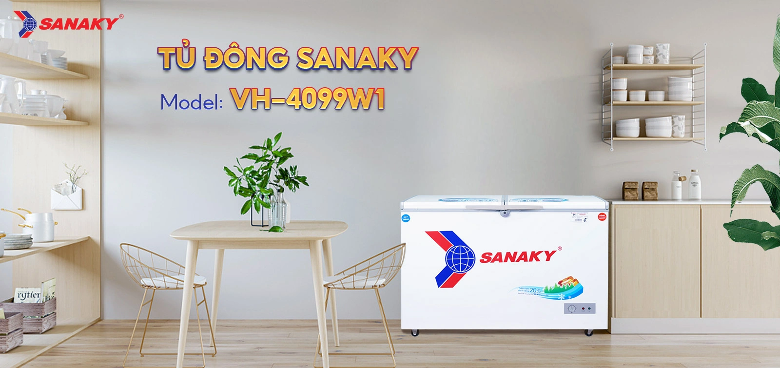 Tủ Đông Sanaky VH-4099W1