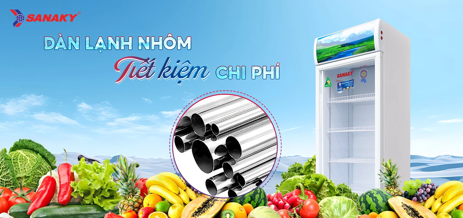 Tủ mát Sanaky VH-4588K