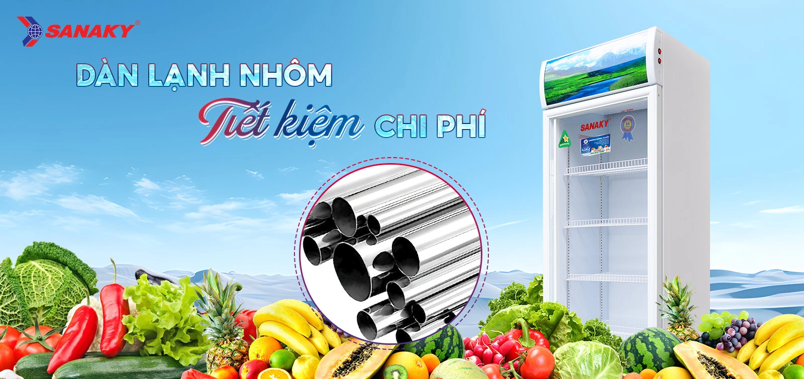 Tủ mát Sanaky VH-4588K3
