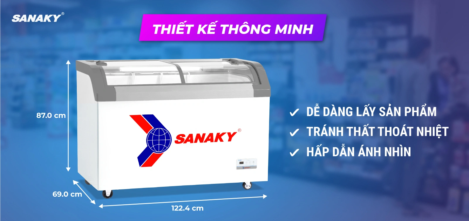 Tủ Đông Sanaky VH-482KB