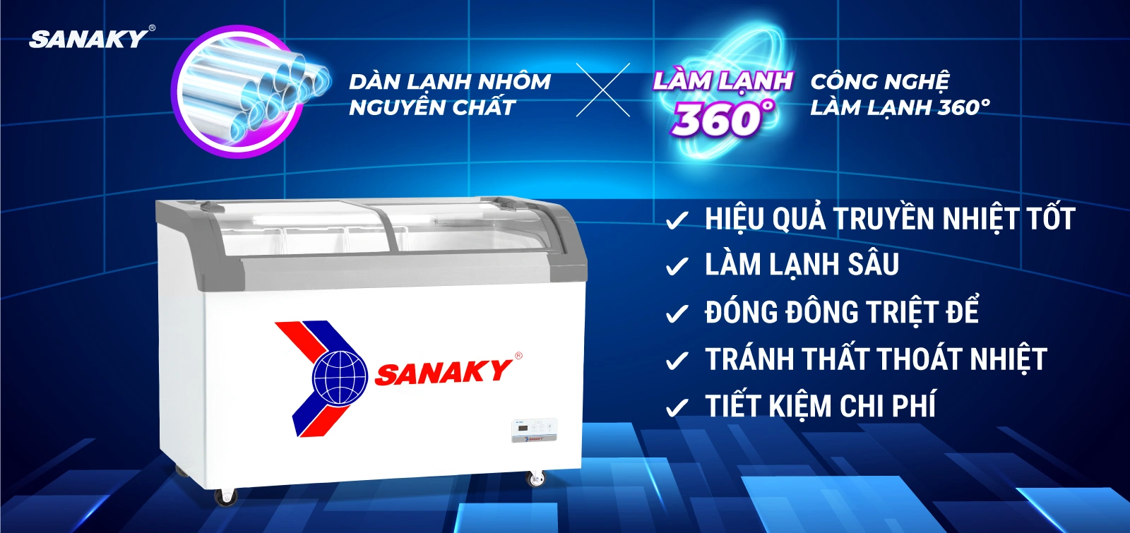 Tủ Đông Sanaky VH-482KB