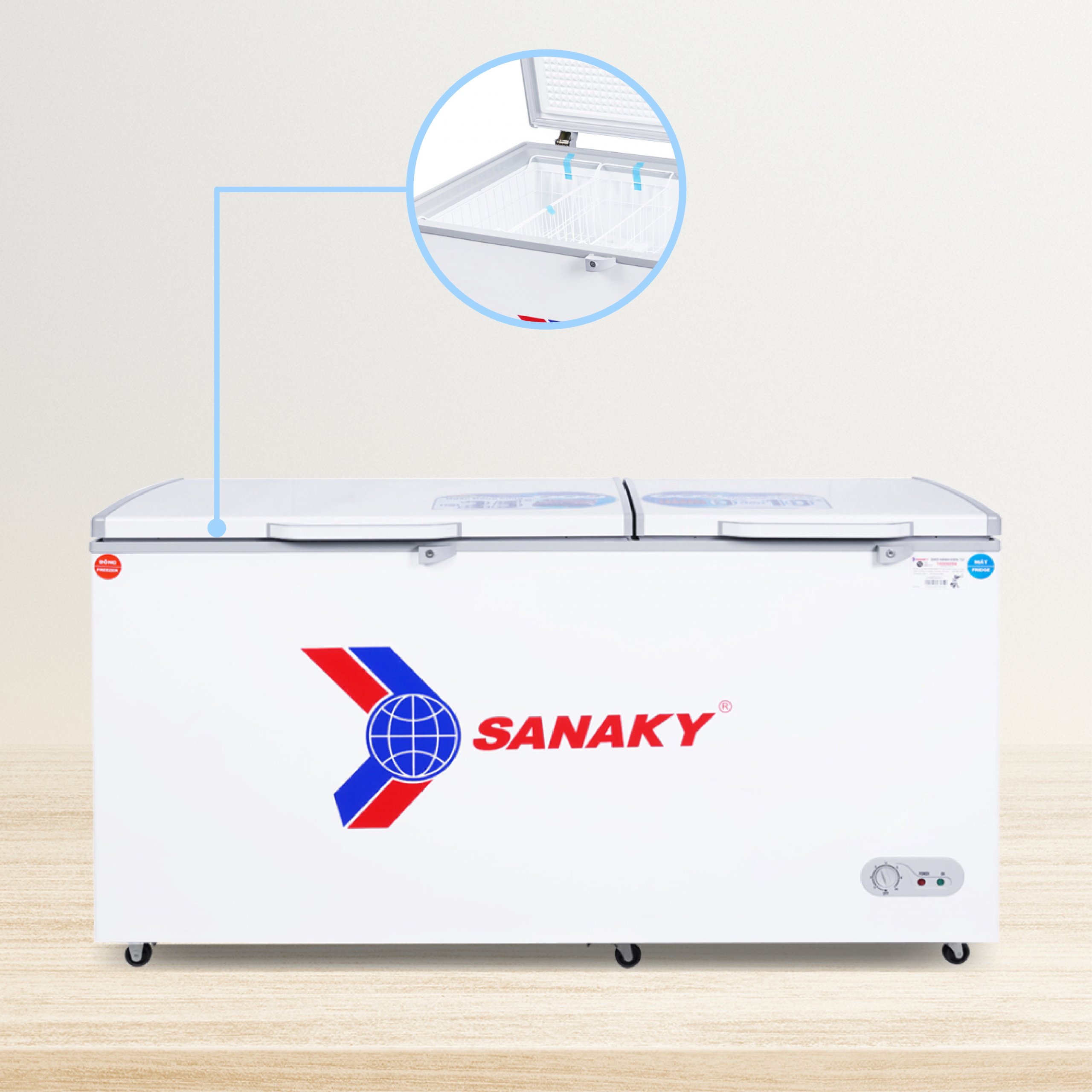 Tủ Đông Sanaky VH-668W2