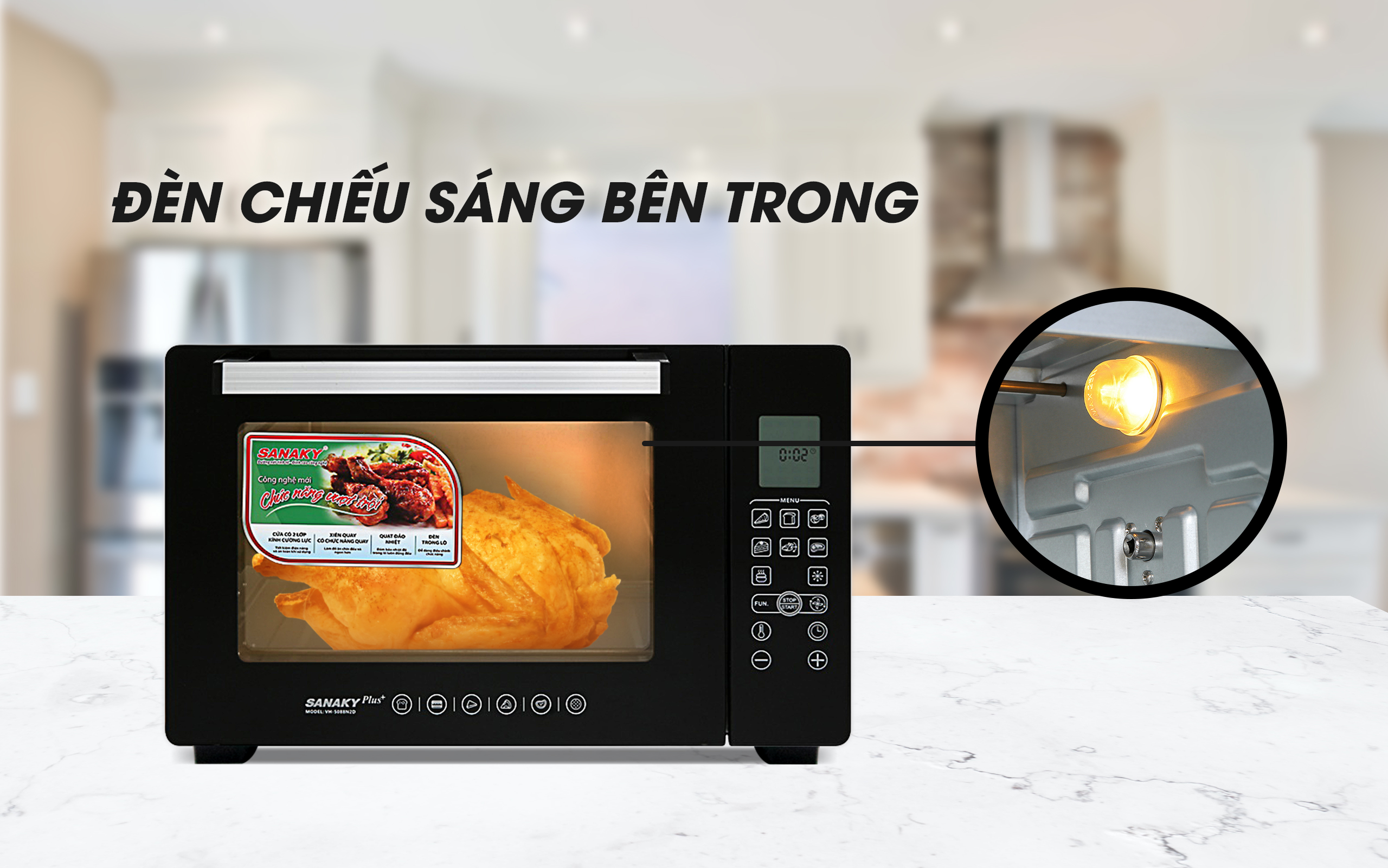 Lò Nướng Sanaky VH-5088S2D/N2D