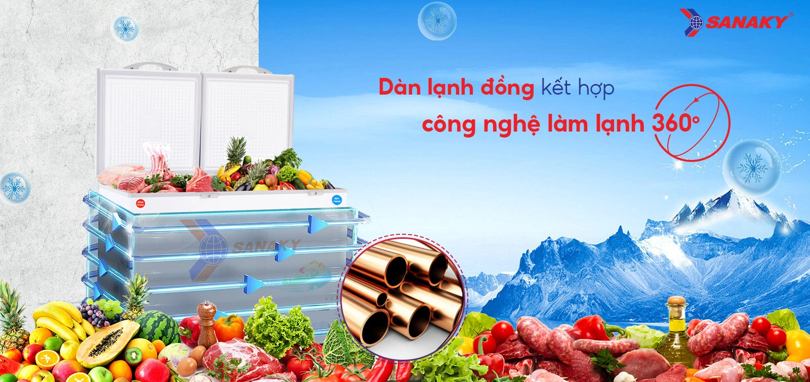 Tủ Đông Sanaky VH-5699W1