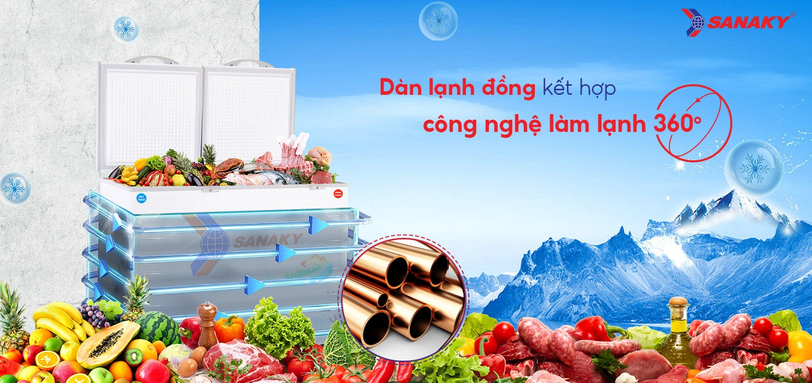 Tủ Đông Sanaky VH-5699W1