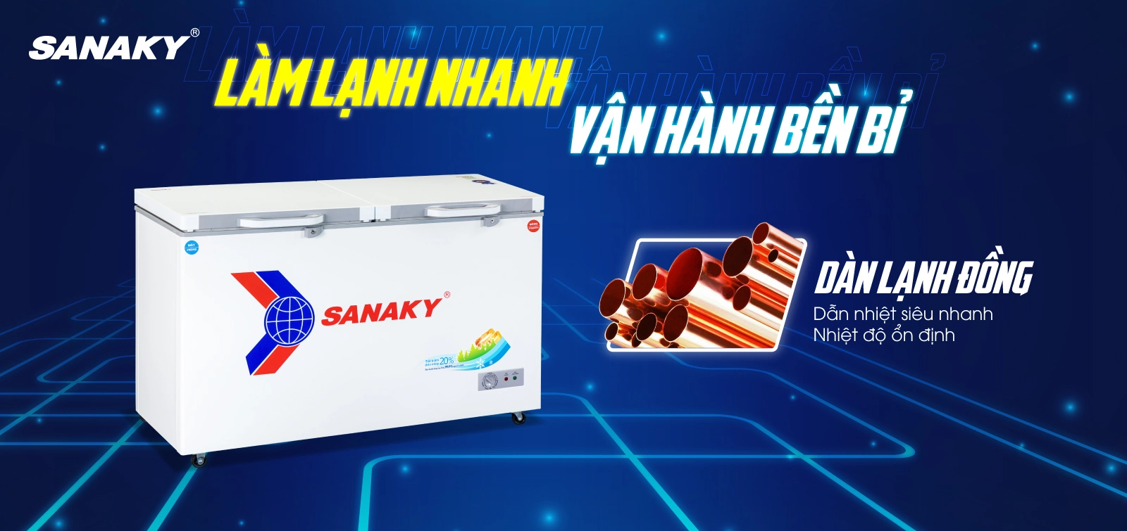 Tủ đông Sanaky VH-5699W2K