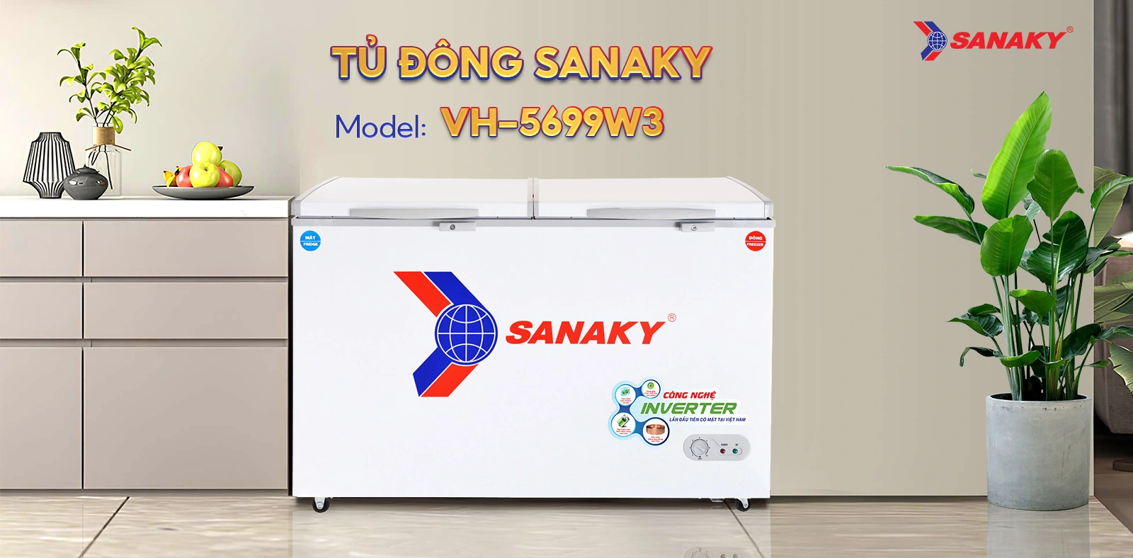 Tủ Đông Sanaky VH-5699W3