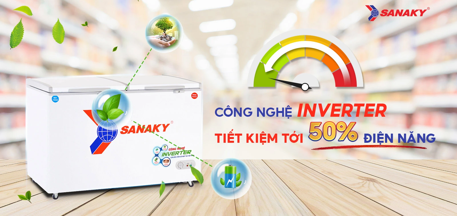 Tủ Đông Sanaky VH-5699W3