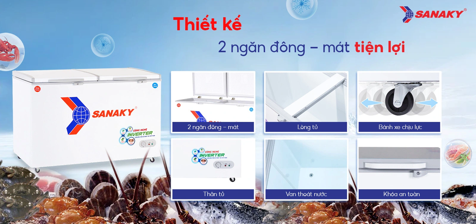 Tủ Đông Sanaky VH-5699W3