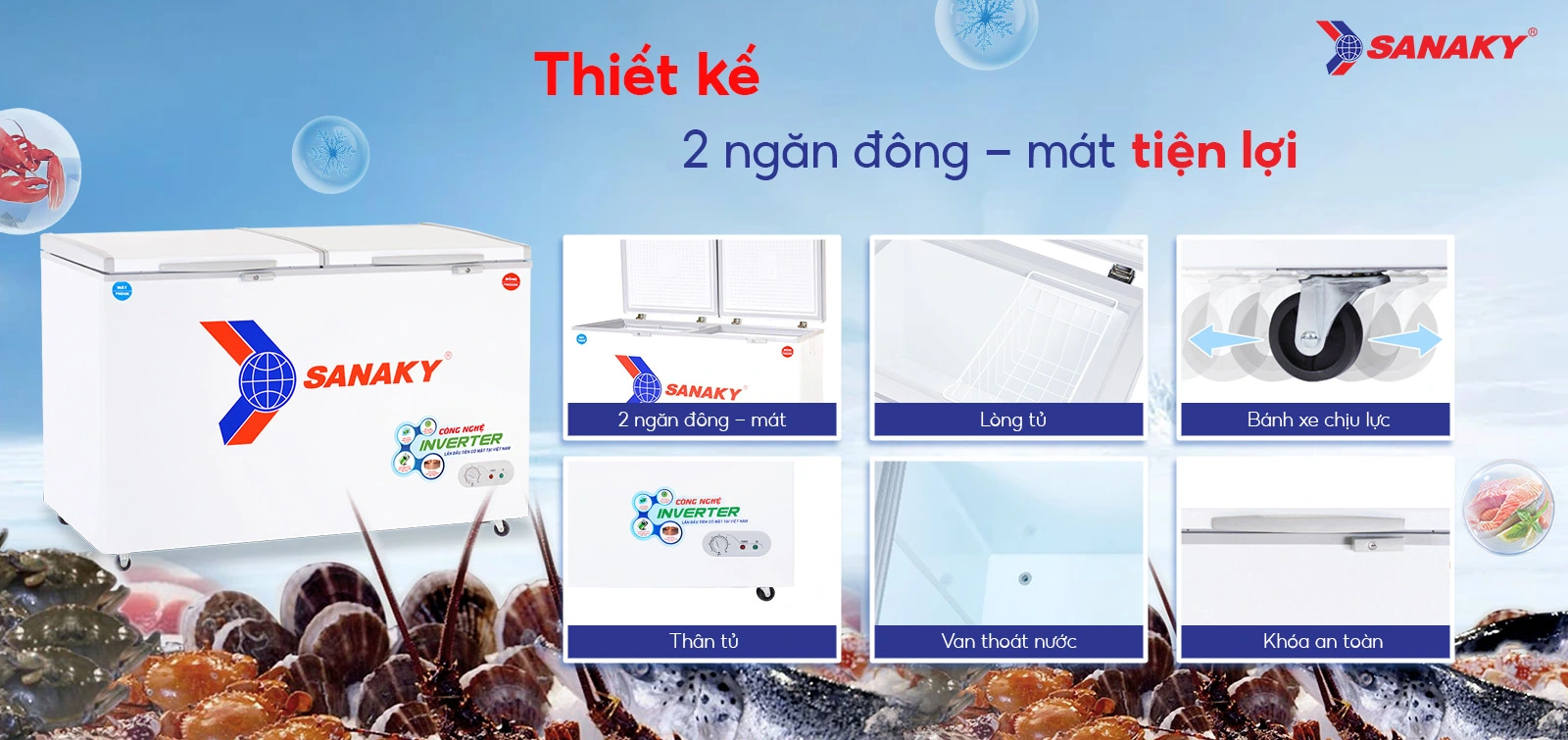 Tủ Đông Sanaky VH-5699W3