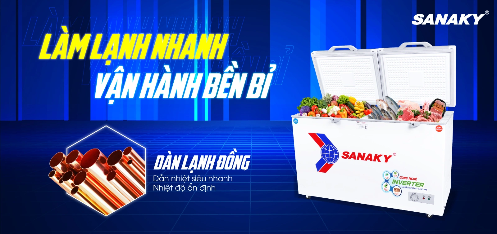 Tủ đông Sanaky VH-5699W4K