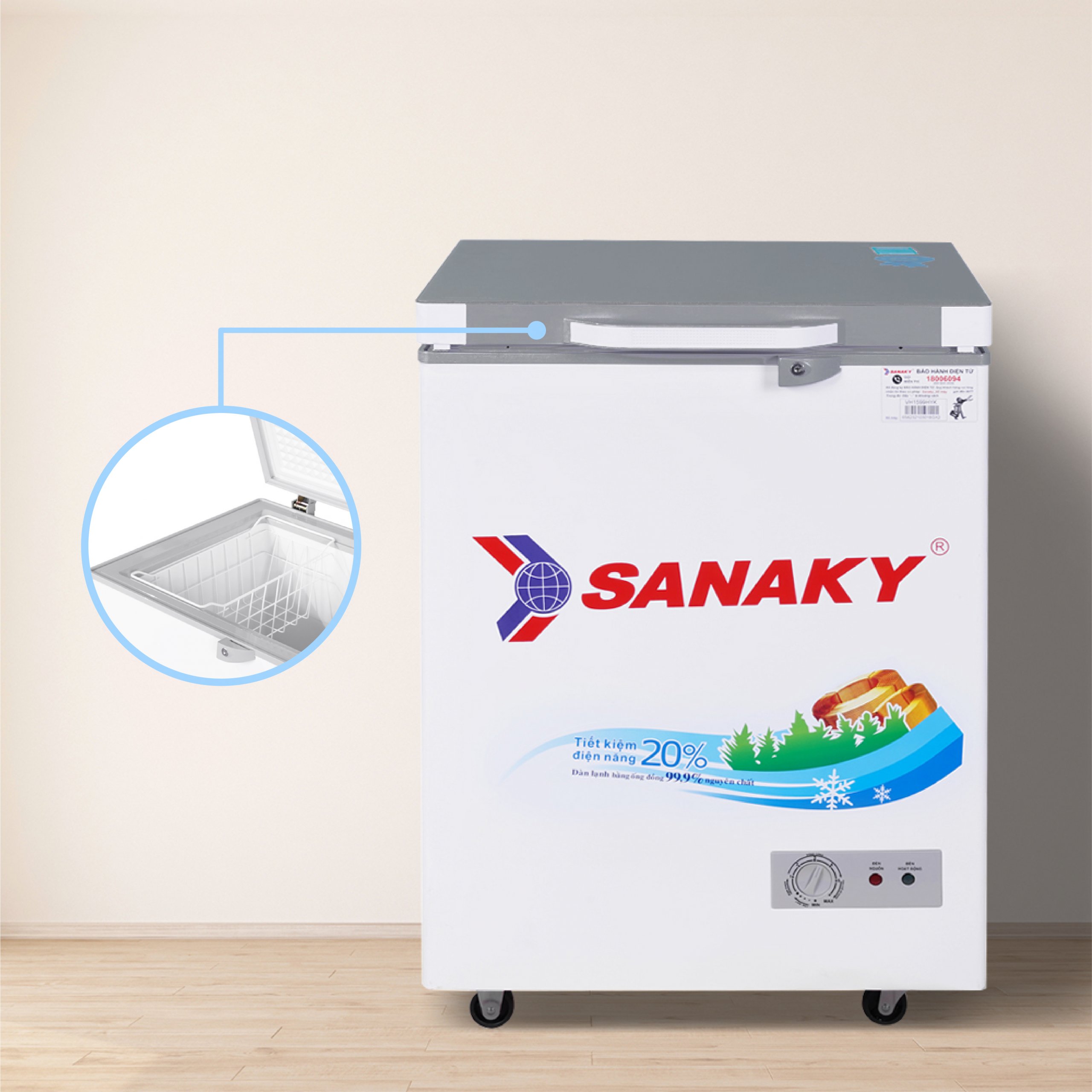 Tủ Đông Sanaky VH-1599HYK