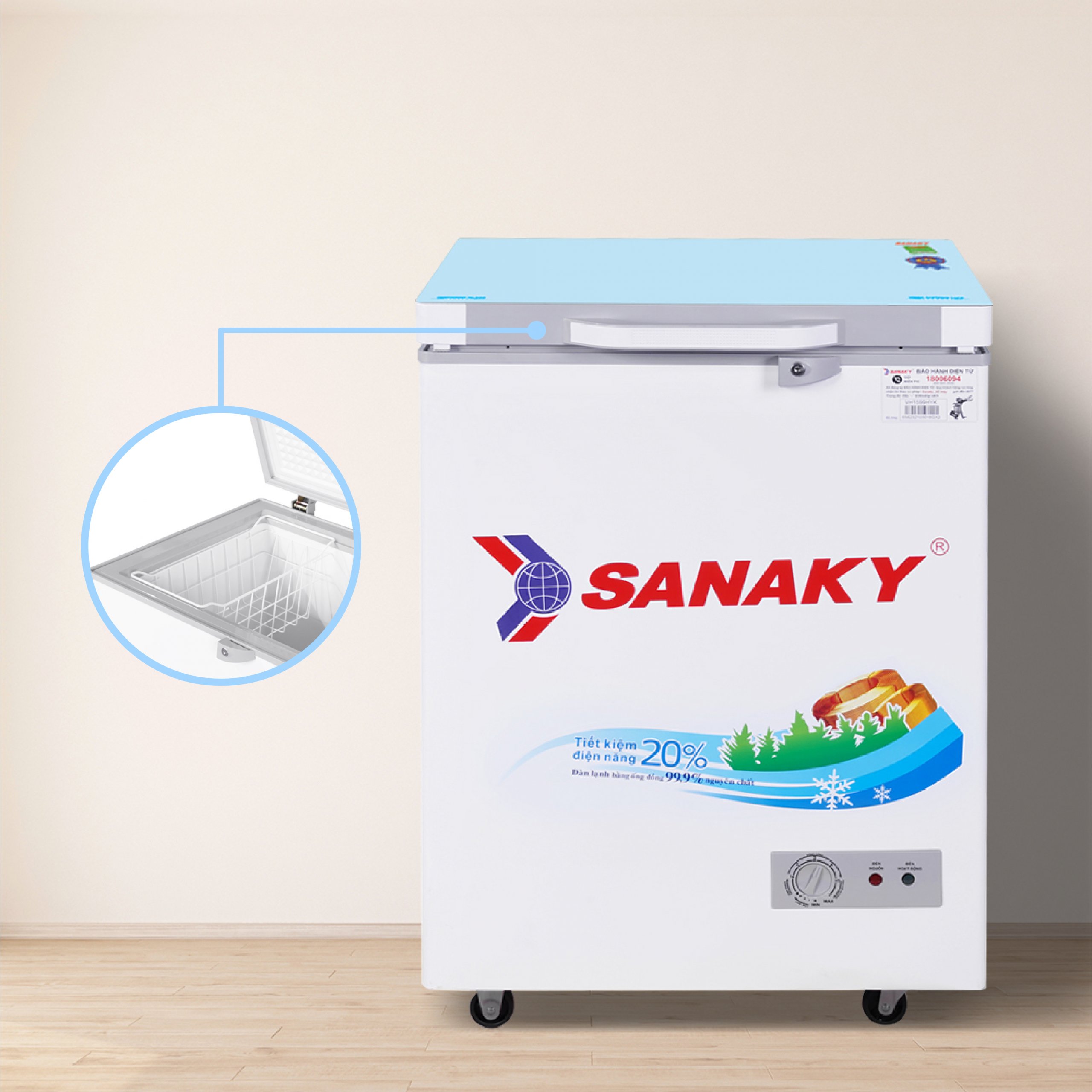 Tủ Đông Sanaky VH-1599HYKD