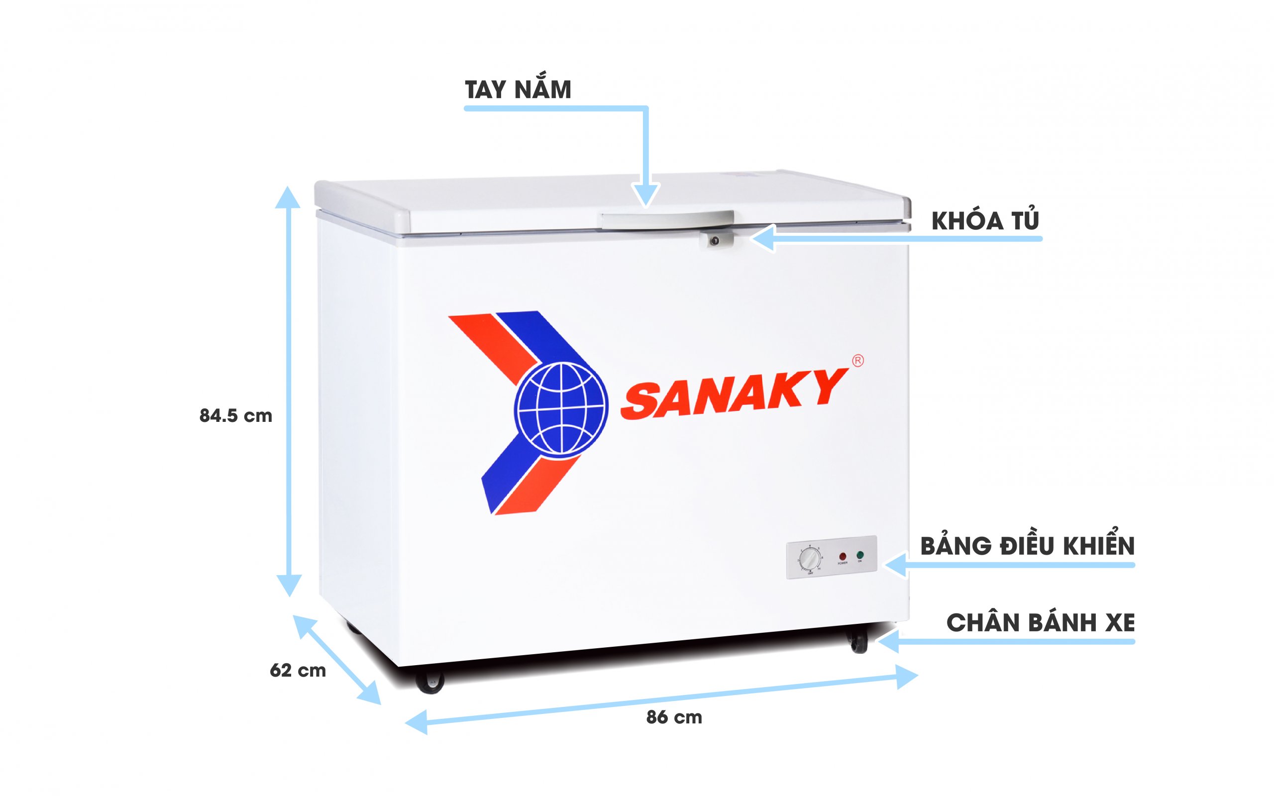 Tủ Đông Sanaky VH-225HY2